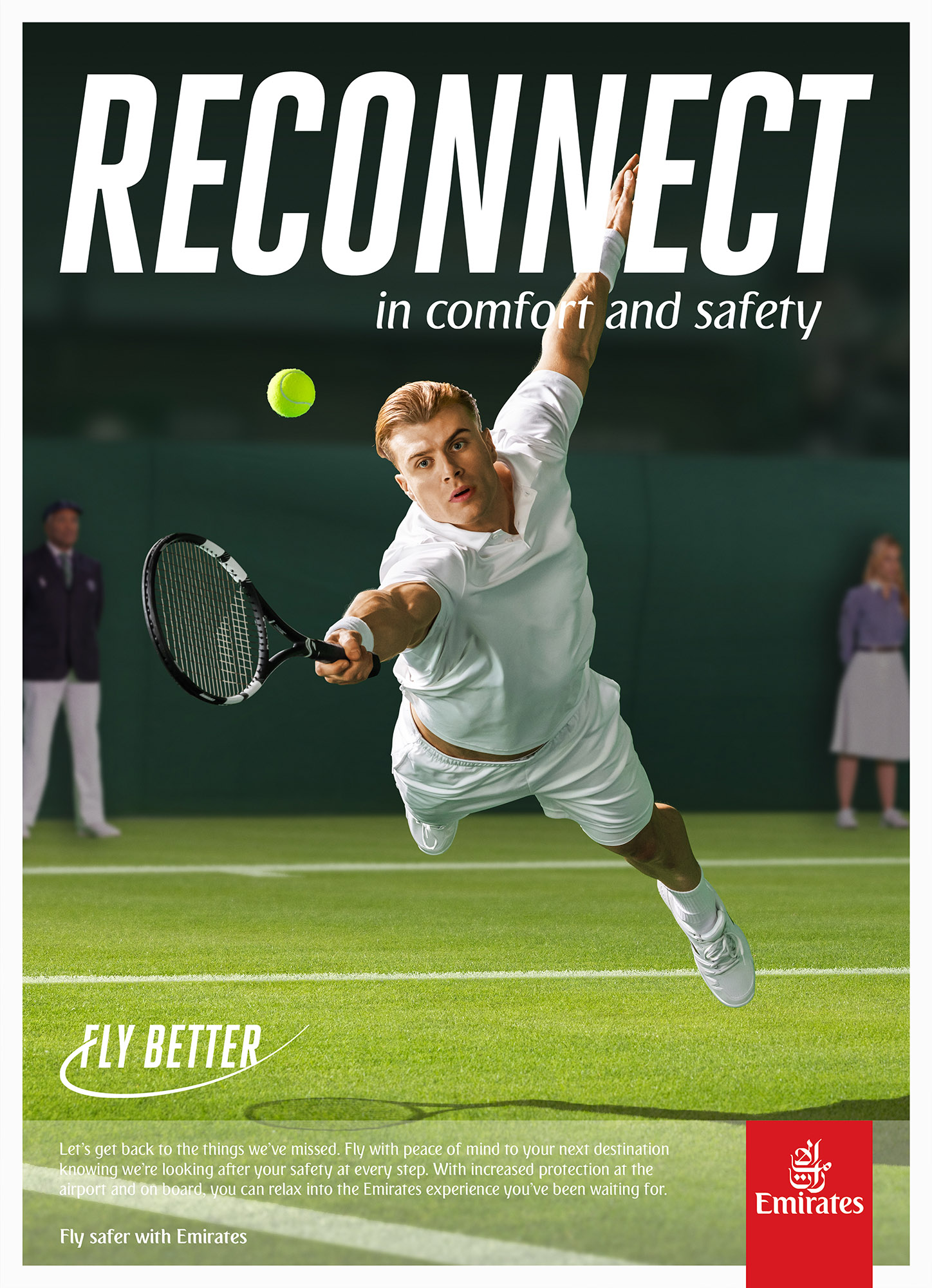 Male tennis player stretching to hit the ball. Photography Production and Budget Management.