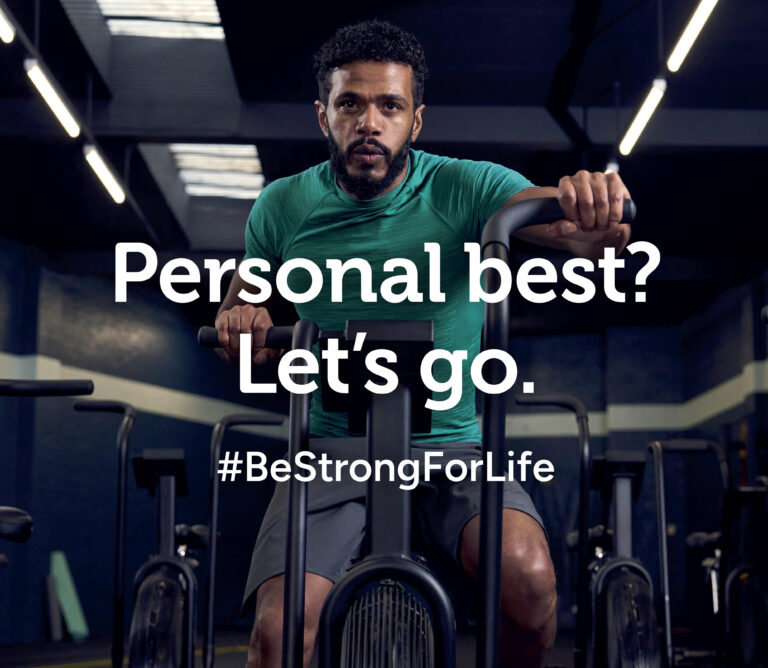 Gym fitness campaign image of athlete training indoors, produced through studio-based production with controlled budget and delivery workflow